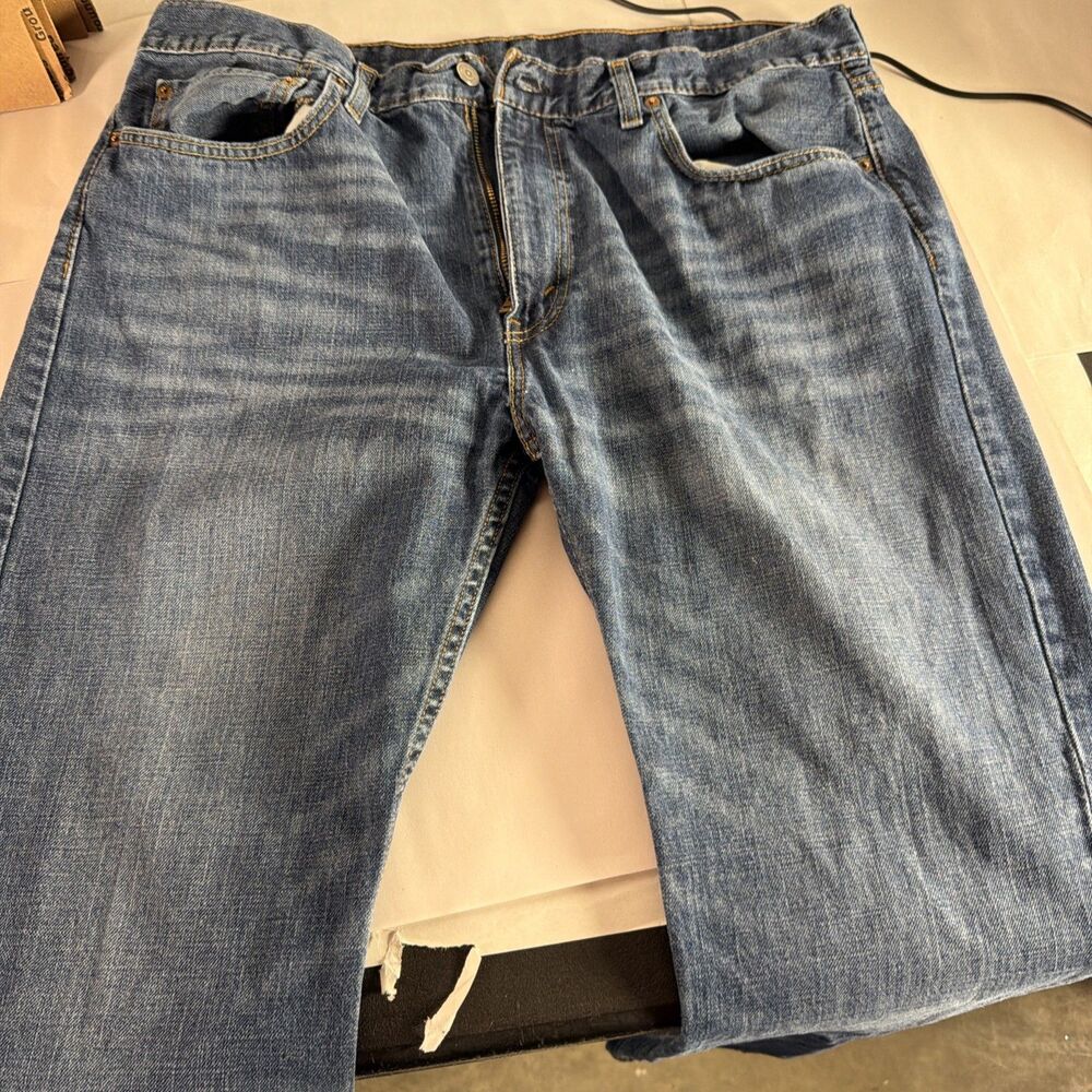 Men’s Levi’s 527 Jeans 38x30 Blue Stonewashed Preowned
